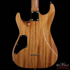 Suhr Custom Carve Top Standard Quilt Maple Top Indian Rosewood Satin Neck String-Thru Trans Purple - Image 6