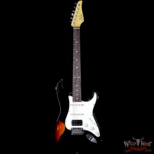 Suhr Limited Classic Antique Pro HSS Rosewood Fretboard Black over 3 Tone Burst - Image 5