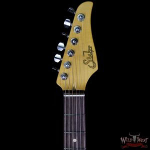 Suhr Limited Classic Antique Pro HSS Rosewood Fretboard Sonic Blue over 3 Tone Burst - Image 4