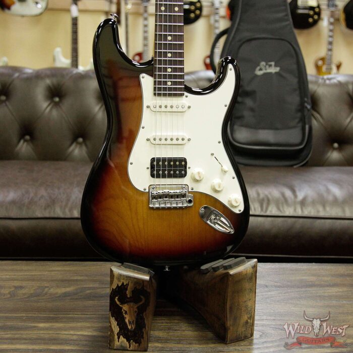 Suhr Classic Pro HSS Quartersawn Maple Neck Rosewood Fretboard 3 Tone Burst - Image 9