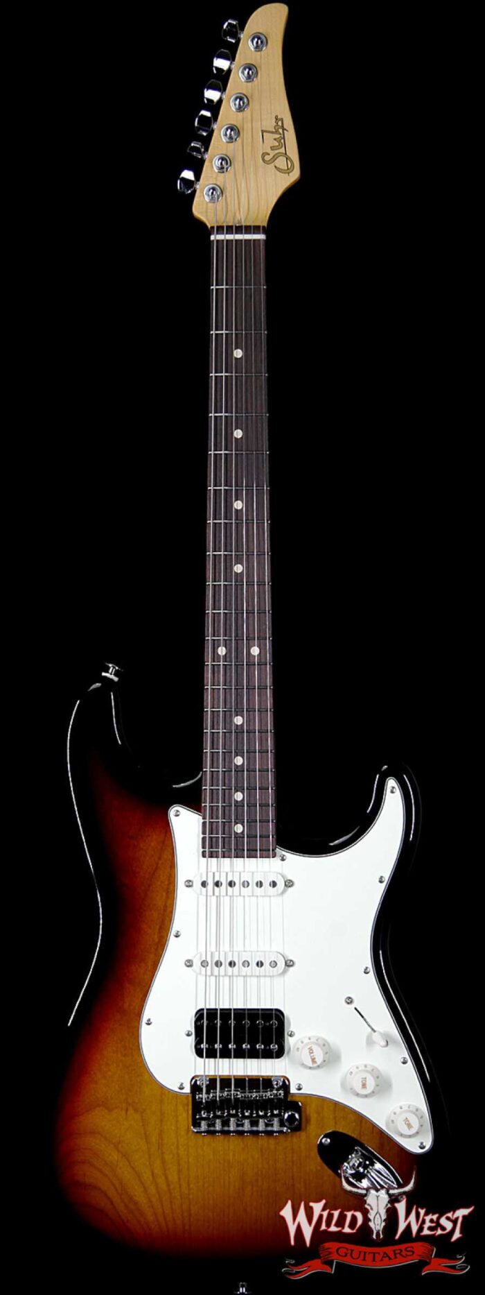 Suhr Classic Pro HSS Quartersawn Maple Neck Rosewood Fretboard 3 Tone Burst - Image 1
