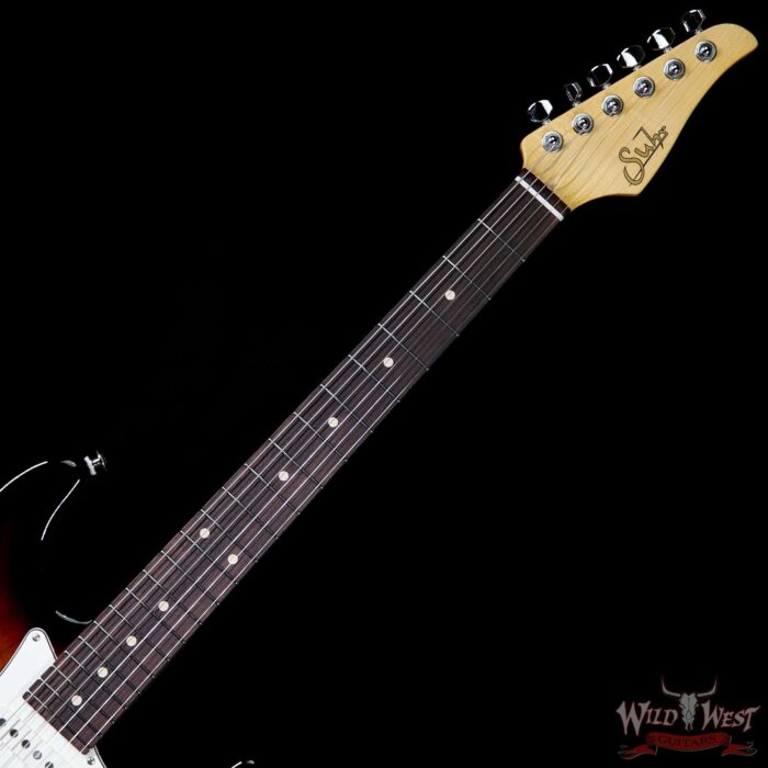 Suhr Classic Pro HSS Quartersawn Maple Neck Rosewood Fretboard 3 Tone Burst - Image 5