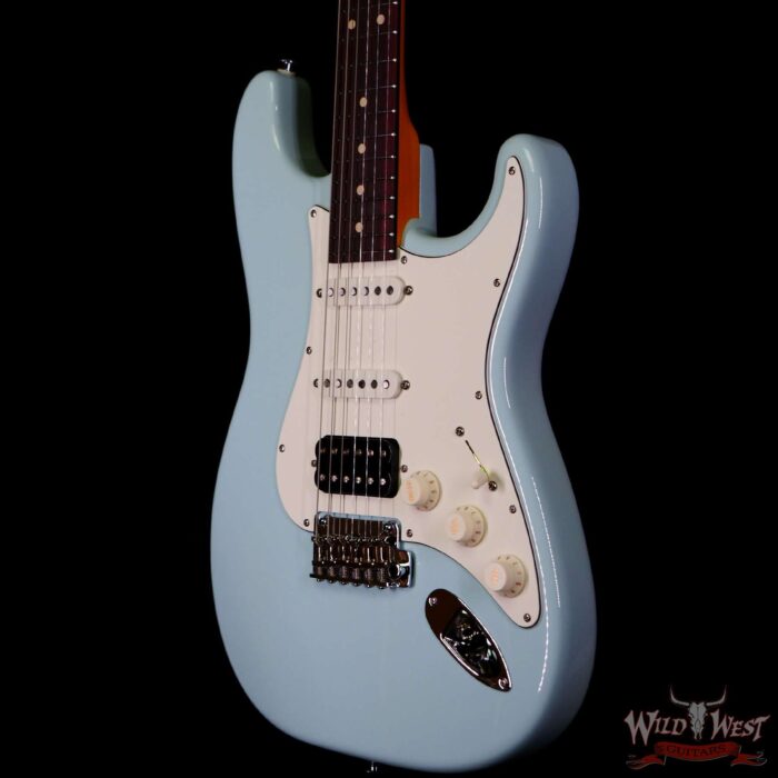 Suhr Classic S HSS Quater-Sawn Maple Neck with Indian Rosewood Sonic Blue - Image 2