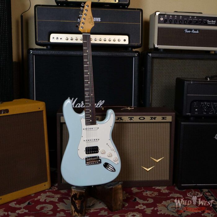 Suhr Classic S HSS Quater-Sawn Maple Neck with Indian Rosewood Sonic Blue - Image 6