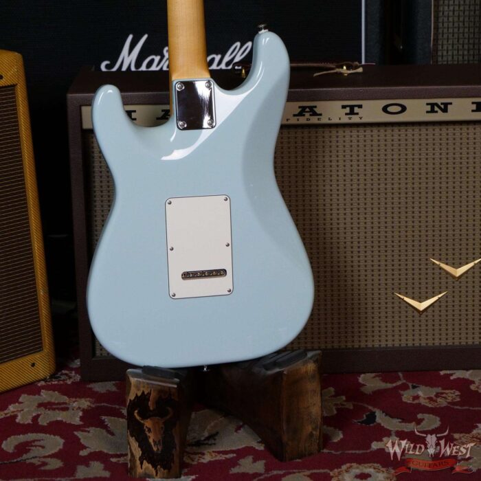 Suhr Classic S HSS Quater-Sawn Maple Neck with Indian Rosewood Sonic Blue - Image 11