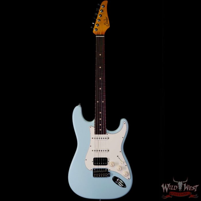 Suhr Classic S HSS Quater-Sawn Maple Neck with Indian Rosewood Sonic Blue - Image 3