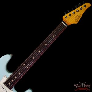 Suhr Classic S HSS Quater-Sawn Maple Neck with Indian Rosewood Sonic Blue - Image 4