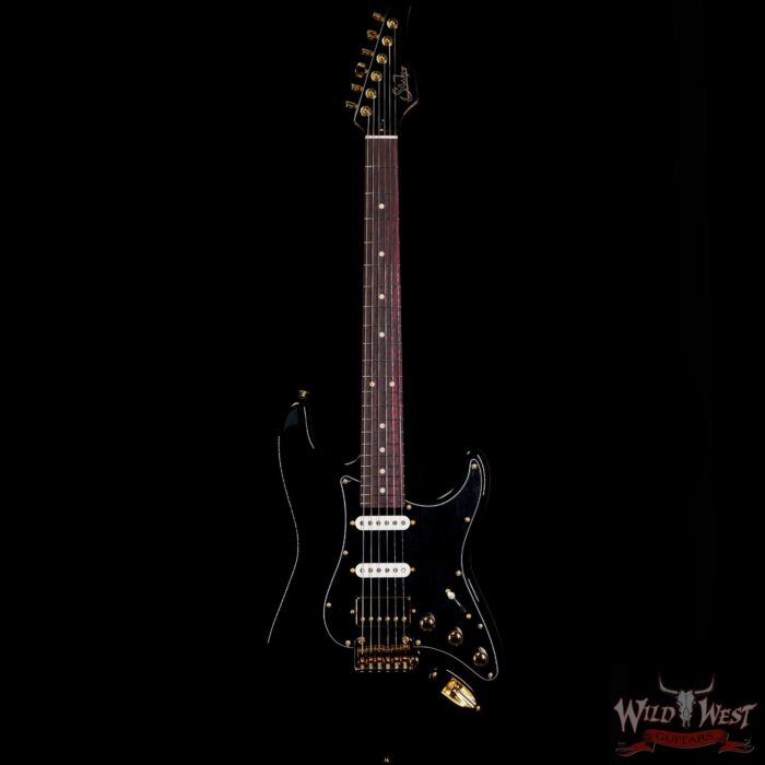 Suhr Custom Classic S HSS Rosewood Fingerboard Matching Color Headstock Black - Image 3