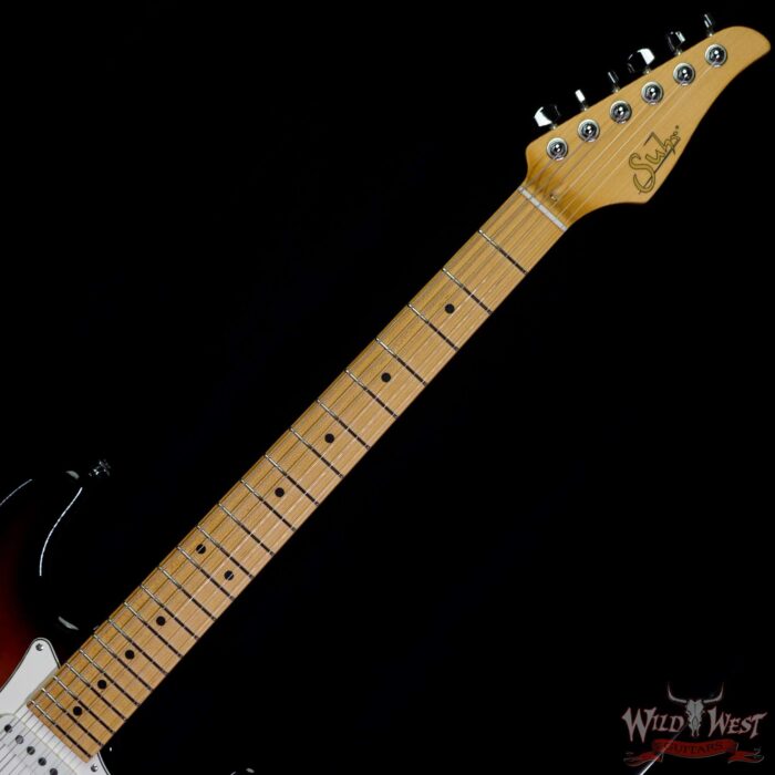 Suhr Classic S SSS Quater-Sawn Maple Neck 3 Tone Burst - Image 4