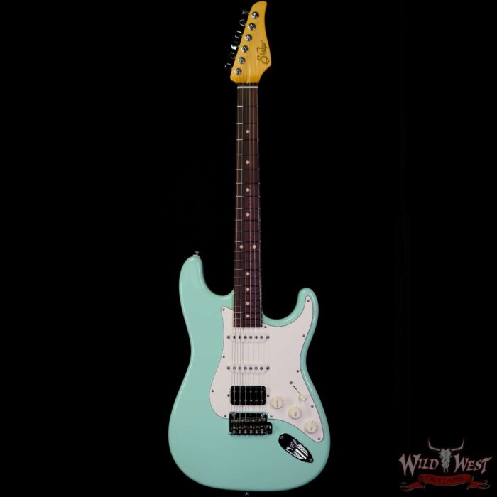 Suhr Classic S HSS Quater-Sawn Maple Neck with Indian Rosewood Surf Green - Image 3
