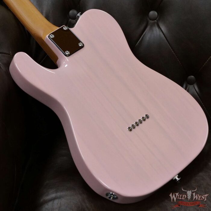 2021 Suhr Limited Edition Classic T Paulownia Trans Shell Pink 5.80 LBS - Image 11