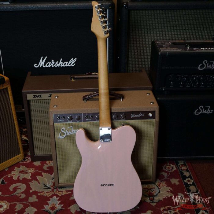 Suhr Limited Edition Classic T Paulownia Trans Shell Pink 6.45 LBS - Image 9