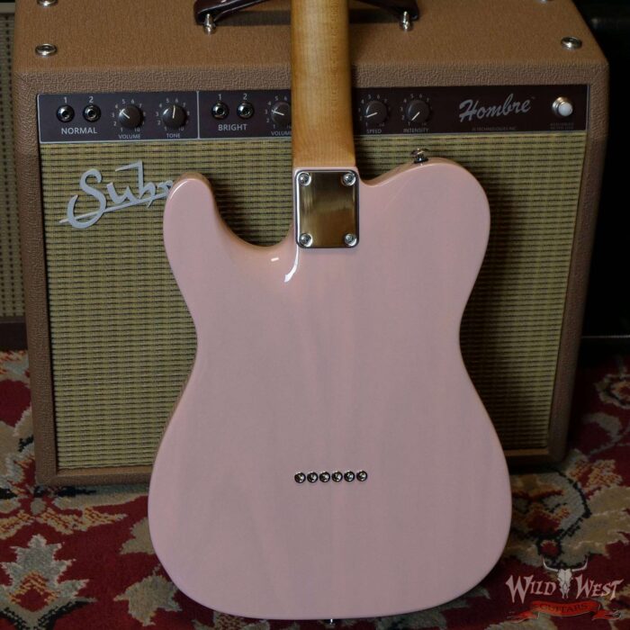 Suhr Limited Edition Classic T Paulownia Trans Shell Pink 6.45 LBS - Image 11