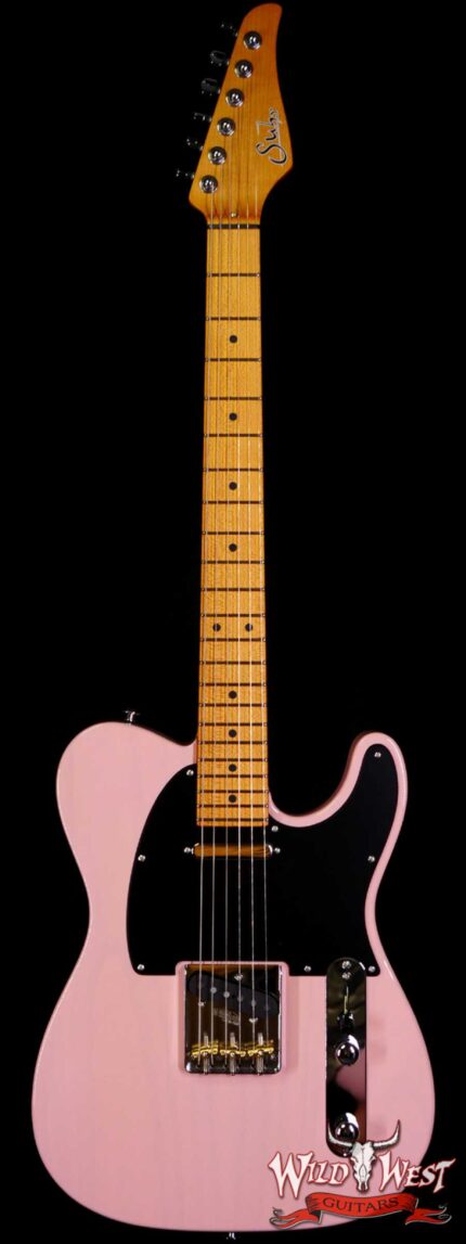 Suhr Limited Edition Classic T Paulownia Trans Shell Pink 6.45 LBS