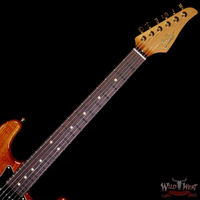 Suhr Custom Classic S HSS Roasted Swamp Ash Body Roasted Maple Neck Natural - Image 4