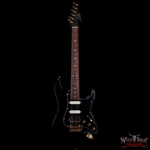 Suhr Custom Classic S HSS Rosewood Fingerboard Matching Color Headstock Black - Image 3