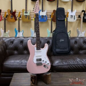 Suhr Custom Classic S HSS Rosewood Fingerboard Matching Color Headstock Shell Pink - Image 6