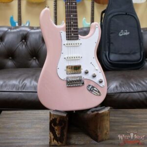 Suhr Custom Classic S HSS Rosewood Fingerboard Matching Color Headstock Shell Pink - Image 8