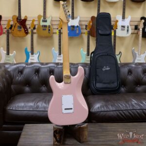 Suhr Custom Classic S HSS Rosewood Fingerboard Matching Color Headstock Shell Pink - Image 9
