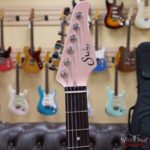 Suhr Custom Classic S HSS Rosewood Fingerboard Matching Color Headstock Shell Pink - Image 7