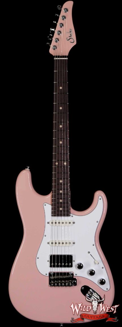 Suhr Custom Classic S HSS Rosewood Fingerboard Matching Color Headstock Shell Pink