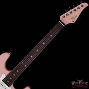 Suhr Custom Classic S HSS Rosewood Fingerboard Matching Color Headstock Shell Pink - Image 4