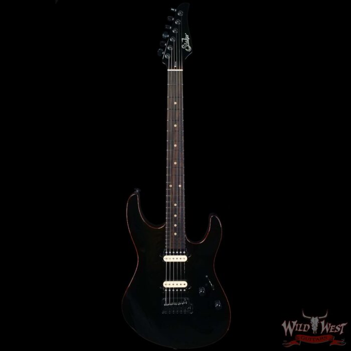Suhr Custom Modern HH Roasted Maple Top Ziricote Board Blower Switch Black - Image 3
