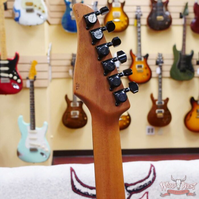 Suhr Custom Modern HH Roasted Maple Top Ziricote Board Blower Switch Black - Image 10