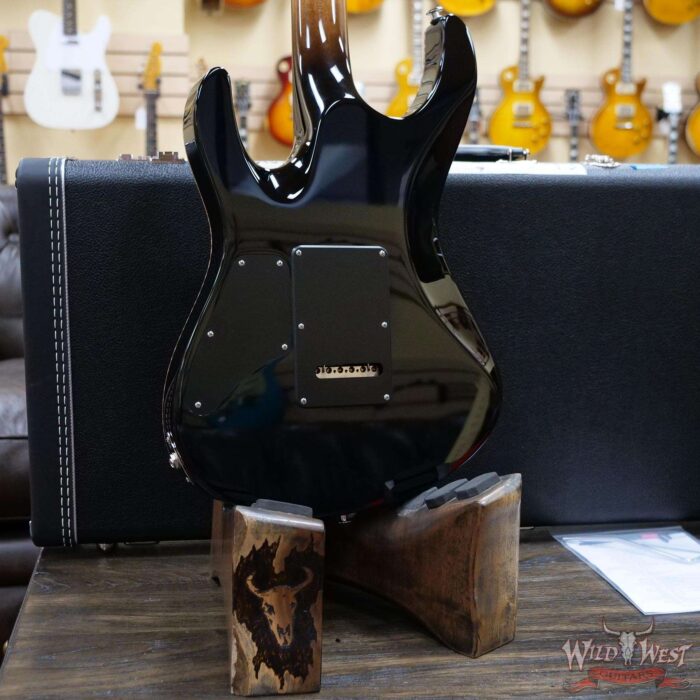 Suhr Custom Modern Set Neck HSH Flame Maple Top Indian Rosewood Fingerboard Trans Teal w/ Blower Switch - Image 11