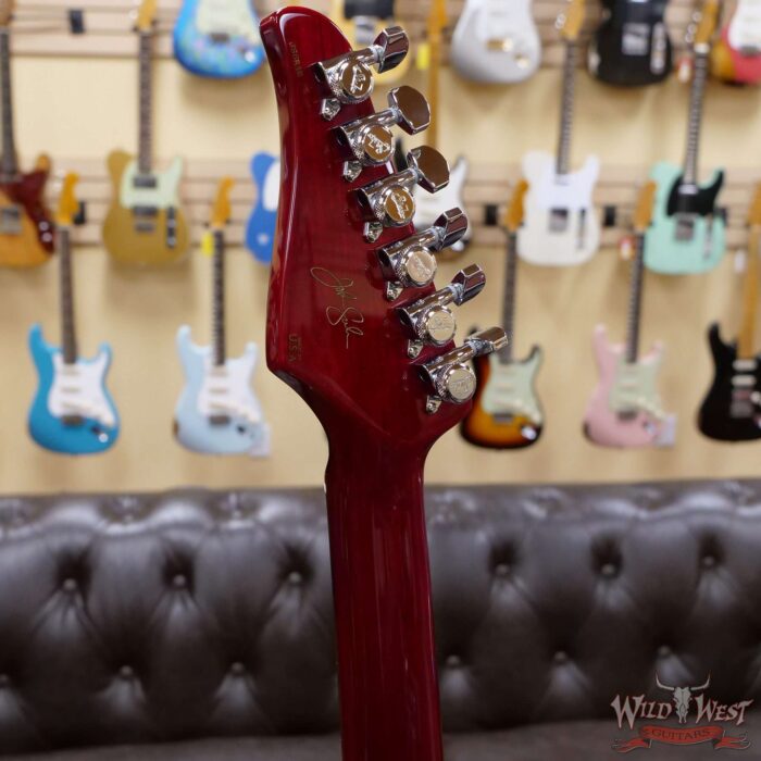 Suhr Custom Modern Set Neck HSH Spalted Maple Top Indian Rosewood Fingerboard with Blower Switch Trans Caramel - Image 10