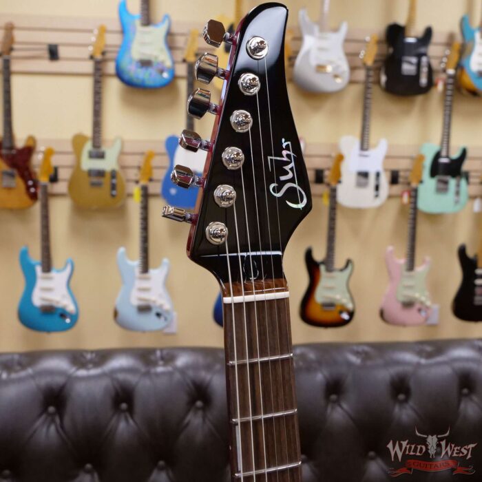 Suhr Custom Modern Set Neck HSH Spalted Maple Top Indian Rosewood Fingerboard with Blower Switch Trans Caramel - Image 7