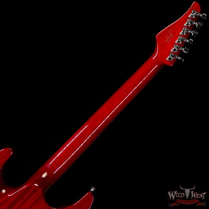 Suhr Custom Modern Set Neck HSH Spalted Maple Top Indian Rosewood Fingerboard with Blower Switch Trans Caramel - Image 5