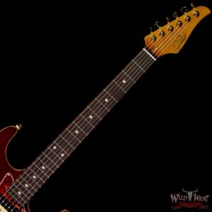 Suhr Custom White Limba Standard HSH Roasted Maple Neck with Rosewood Board Trans Brown - Image 4