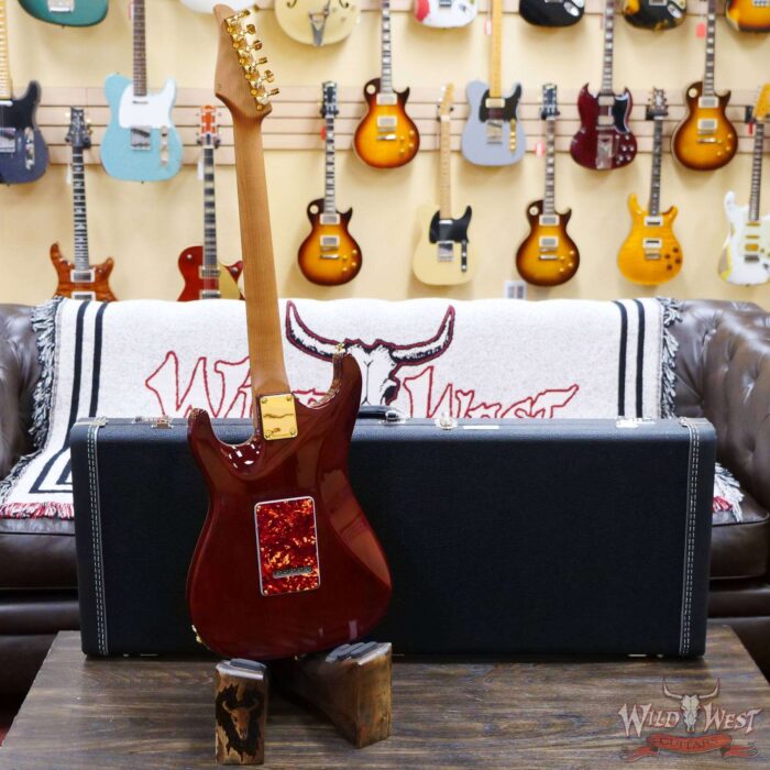 Suhr Custom White Limba Standard HSH Roasted Maple Neck with Rosewood Board Trans Brown - Image 9