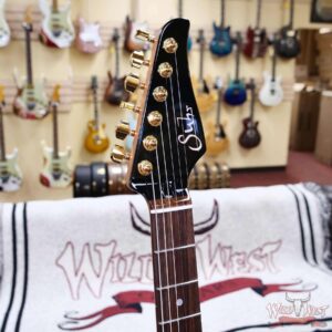 Suhr Custom Modern HSS Flame Maple Top Genuine Mahogany Body & Neck Indian Rosewood Fingerboard Magenta Pink 7.65 LBS - Image 8