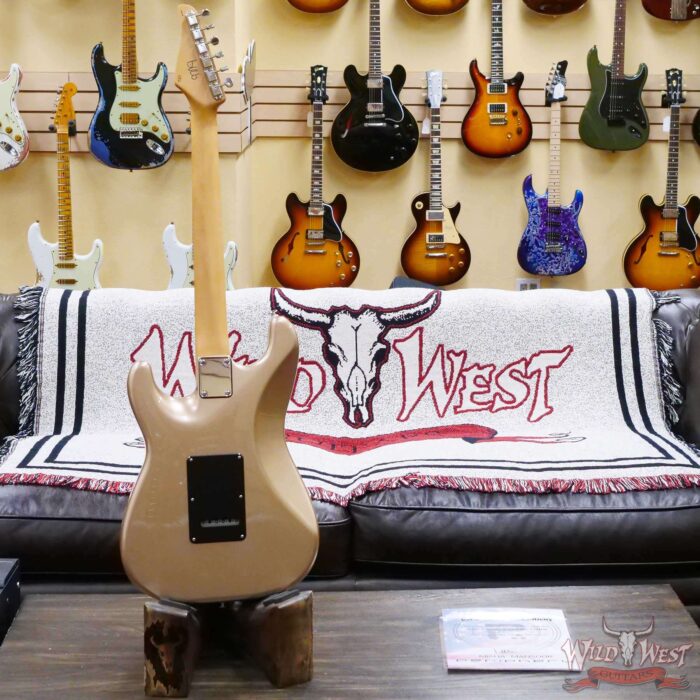 2011 Suhr Classic S HSS Rosewood Fingerboard Firemist Gold Owned by Misha Mansoor (Periphery) - Image 9