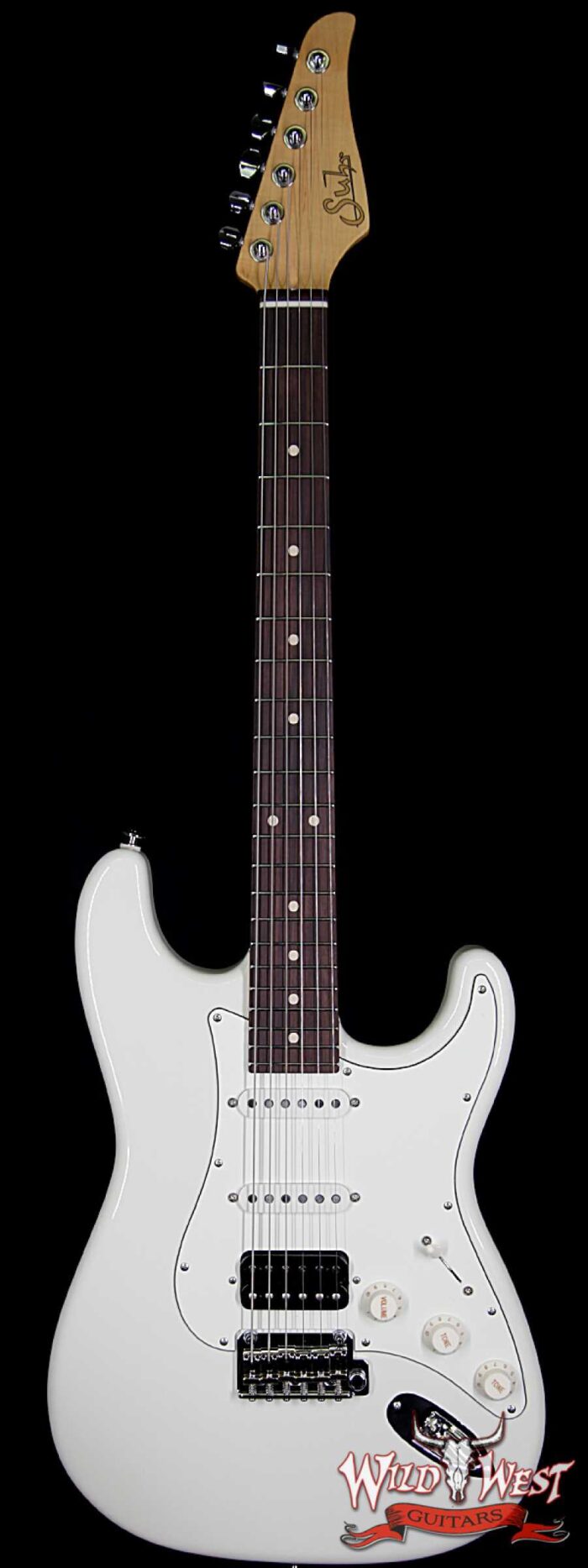 Suhr Classic S (Classic Pro) HSS Maple Neck Rosewood Fingerboard Olympic White - Image 1