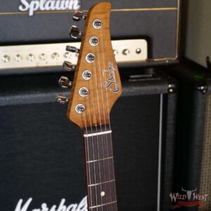 Suhr 2020 Limited Edition Classic S HSS Metallic Brandywine Roasted Flame Neck with Indian Rosewood Board - Image 6