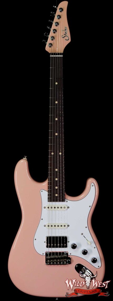 Suhr Custom Classic S HSS Rosewood Fingerboard Matching Color Headstock Shell Pink