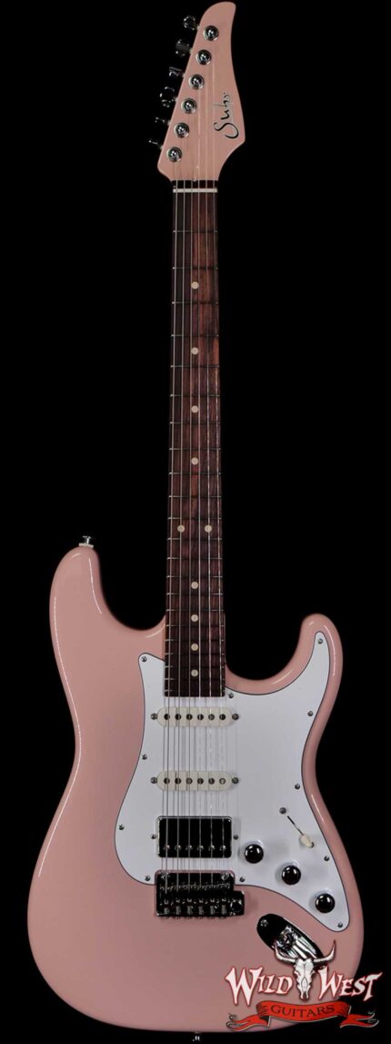 Suhr Custom Classic S HSS Rosewood Fingerboard Matching Color Headstock Shell Pink