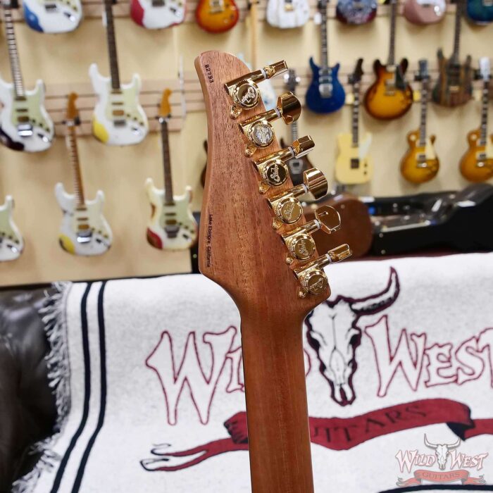 Suhr Custom Modern HSH Flame Maple Top Genuine Mahogany Body & Neck Indian Rosewood Fingerboard Magenta Pink 7.40 LBS - Image 9