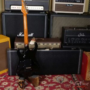 Suhr Custom Modern Set Neck HSH Flame Maple Top Indian Rosewood Fingerboard with Blower Switch Bahama Blue - Image 9