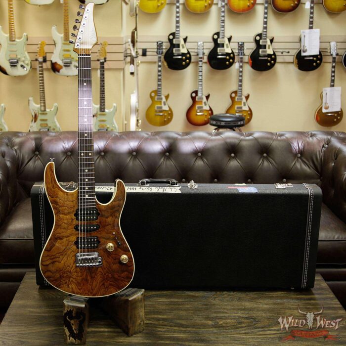 Suhr Modern HSH Guatamalan Rosewood Top Basswood Body Roasted Birdseye Maple Neck Natural - Image 12
