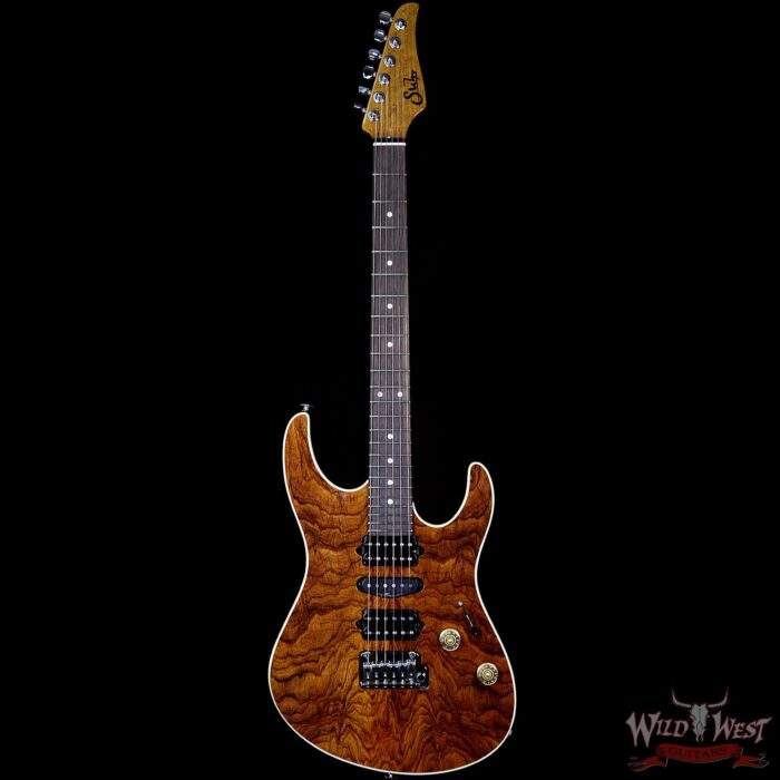 Suhr Modern HSH Guatamalan Rosewood Top Basswood Body Roasted Birdseye Maple Neck Natural - Image 5