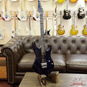 Suhr Modern Alder HH Floyd Ebony Fretboard Blue Sparkle Drip - Image 12