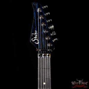 Suhr Modern Alder HH Floyd Ebony Fretboard Blue Sparkle Drip - Image 8