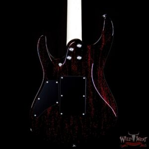 Suhr Modern Alder HH Floyd Ebony Fretboard Red Sparkle Drip - Image 7