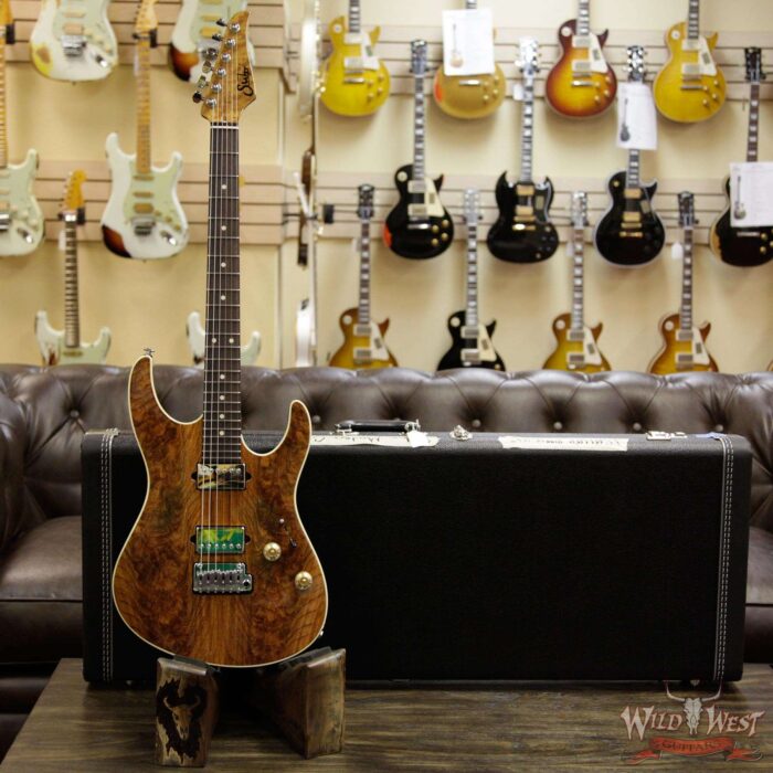 Suhr Modern HH Guatamalan Rosewood Top Basswood Body Roasted Birdseye Maple Neck Natural - Image 12