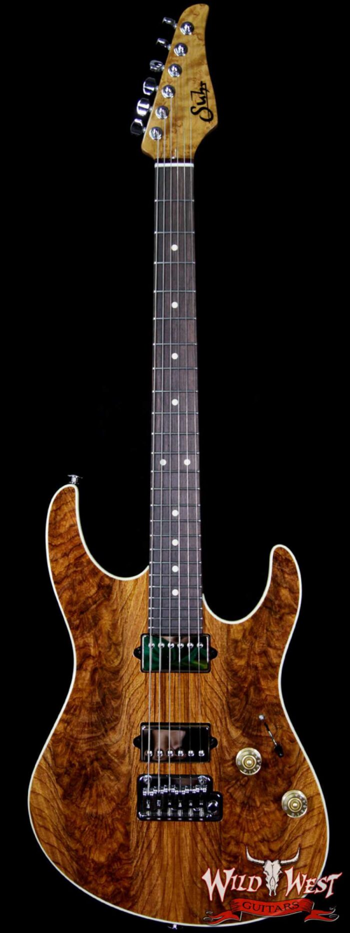 Suhr Modern HH Guatamalan Rosewood Top Basswood Body Roasted Birdseye Maple Neck Natural - Image 1