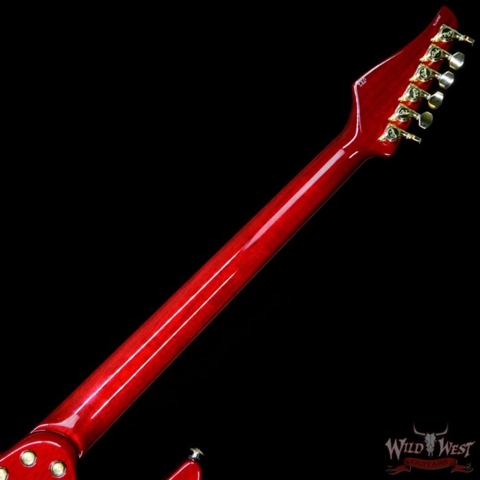 Suhr Modern Spalted Maple Top Pau Ferro Fretboard Aged Cherry Burst - Image 11